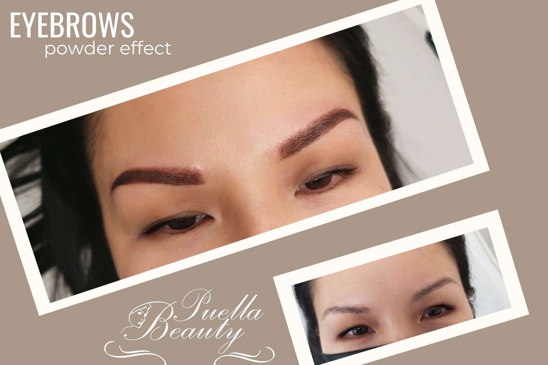 Permanent eyebrows - powder brows